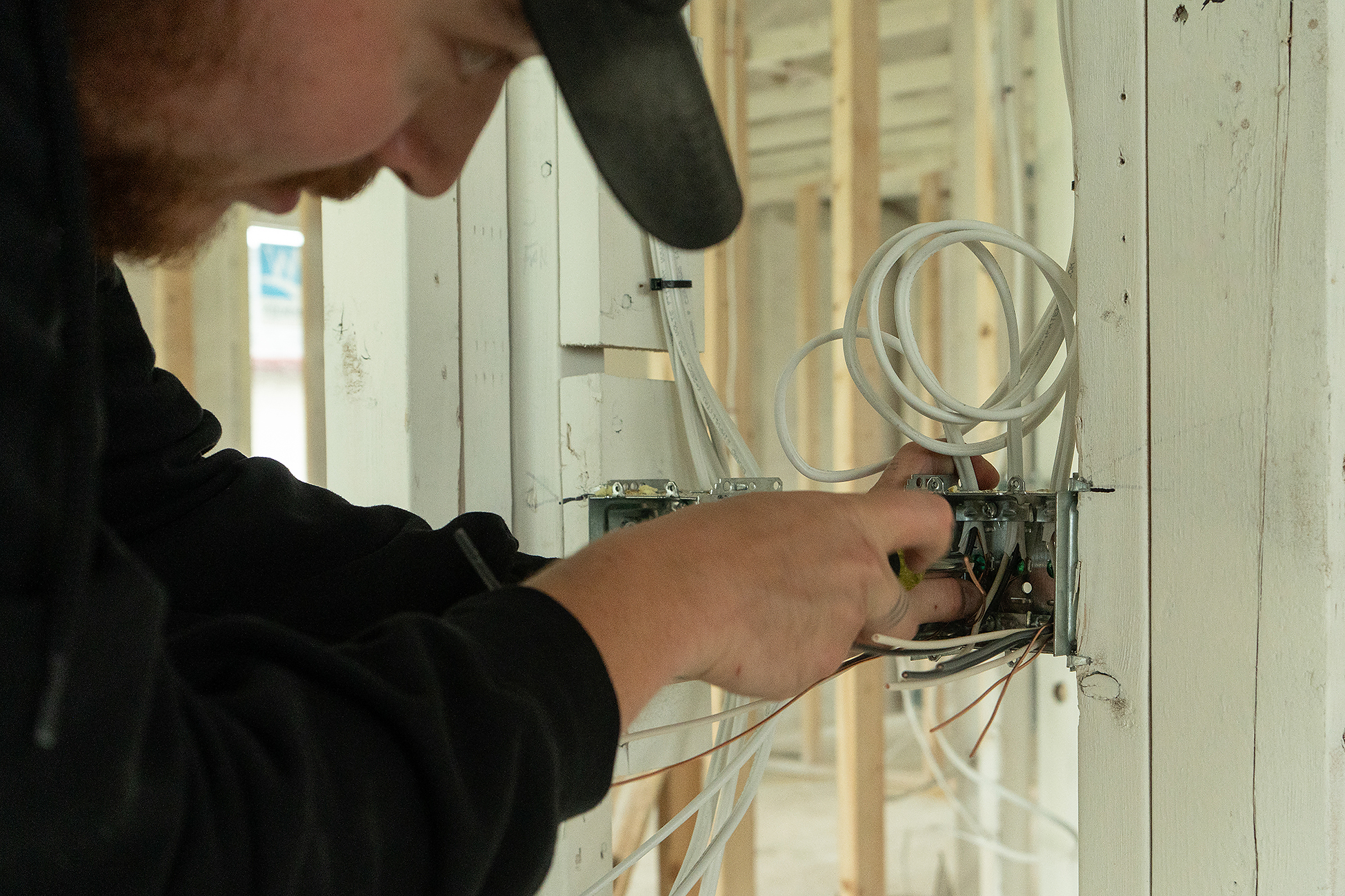 Lighting and Ceiling Fan Installation in Calgary | Crew Technical Services Ceiling fan installation in Calgary living room by Crew Technical Services