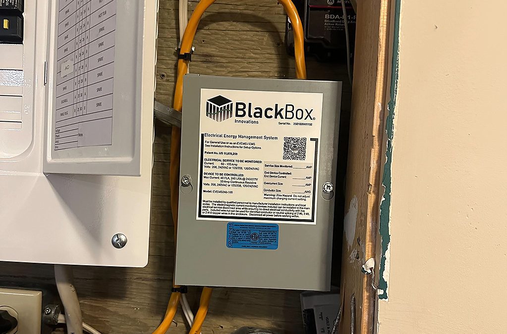 Crew Technical Services installed a modern load shedding device for a Calgary homeowner upgrading their electrical system.