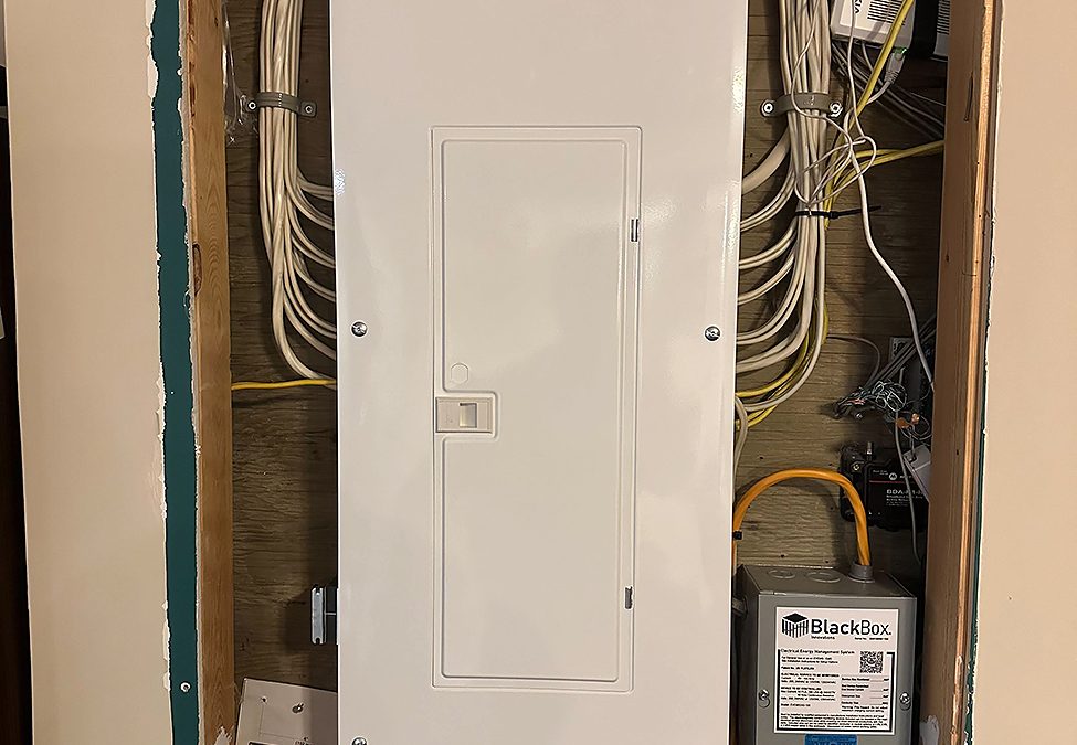 Load management device installed in a Coventry Hills electrical panel