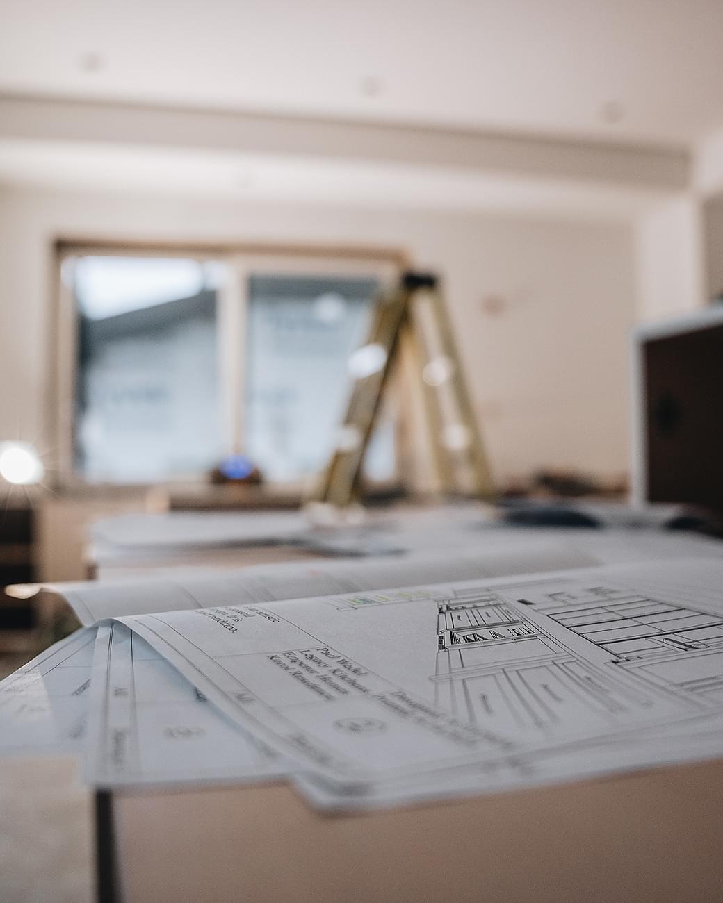 Residential electrician working in a home by Crew Technical Services
